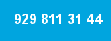 929 811 31 44 929 811 31 44
